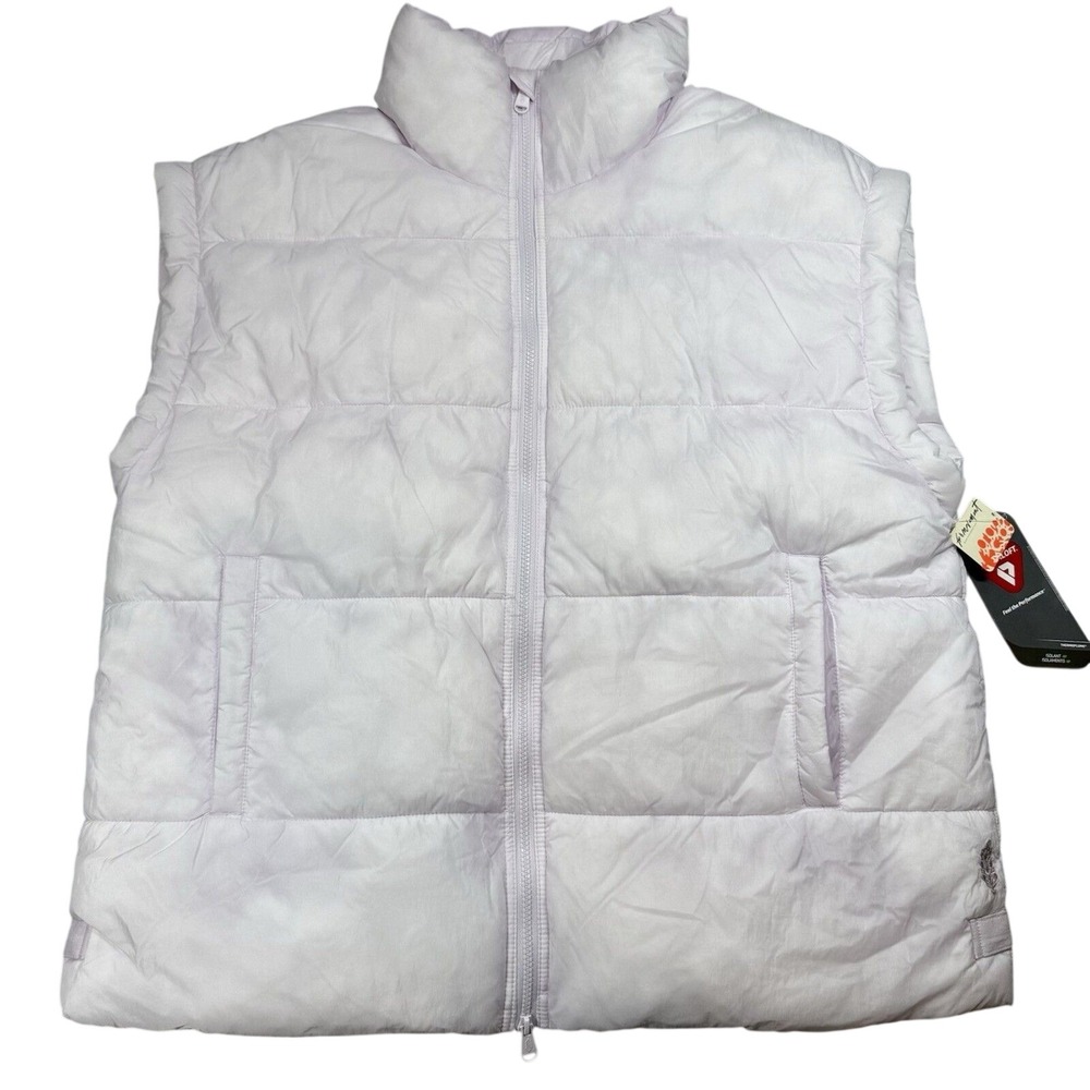 Free‎ People FP Movement Oversized Vest In A Bubble Puffer Womens Large Pink NWT